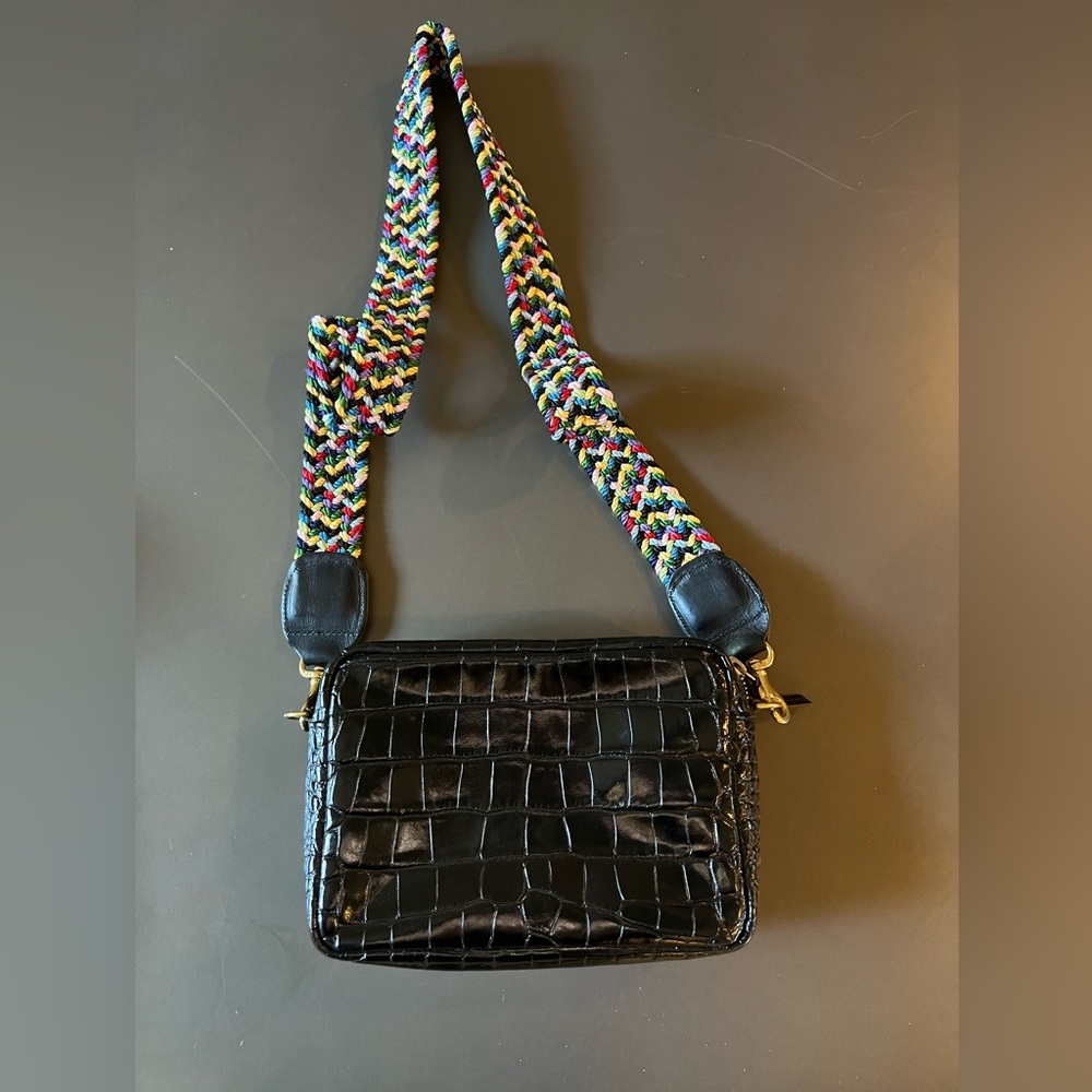 Clare V Patent Midi Sac